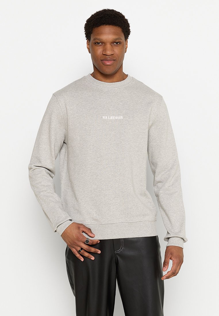 Han Kjøbenhavn Sweater lichtgrijs gemêleerd