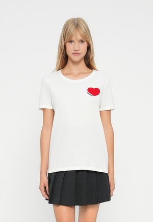 ONLVICA - T-shirts med print - cloud dancer