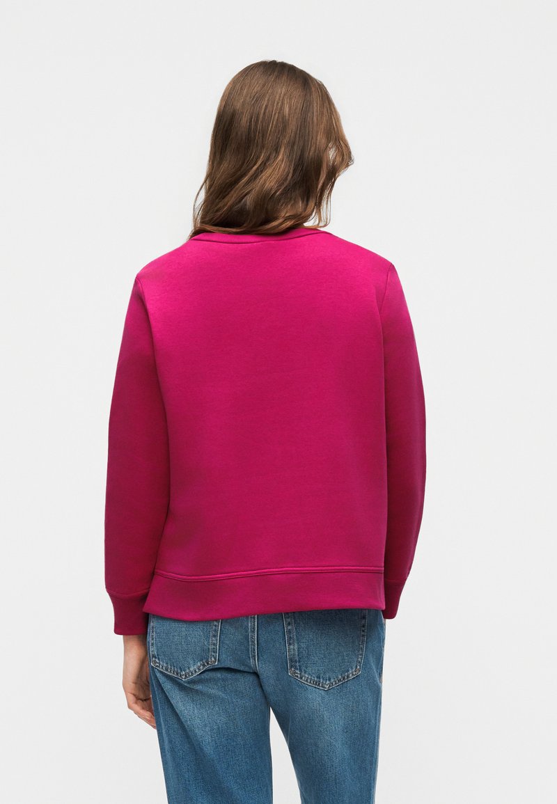 GAP Petite LOGO DOORBUSTER CREW - Mikina - bright fuchsia
