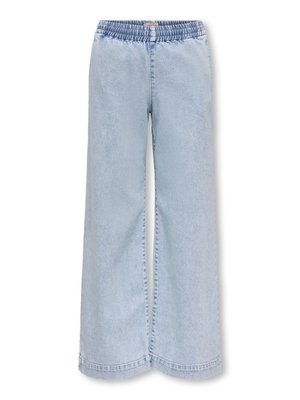 ONLY GIRLS JEANS MIT WEITEM BEIN KOGDEIA HOHE TAILLE WEITER BEINSCHNITT JEANS - Jean boyfriend - light blue denim
