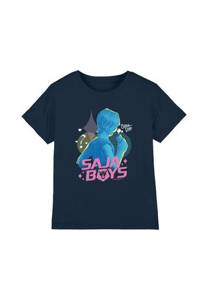 NETFLIX, KPOP DEMON HUNTERS SAJA BOYS SODA POP MYSTERY UNISEX - Print T-shirt - dark blue
