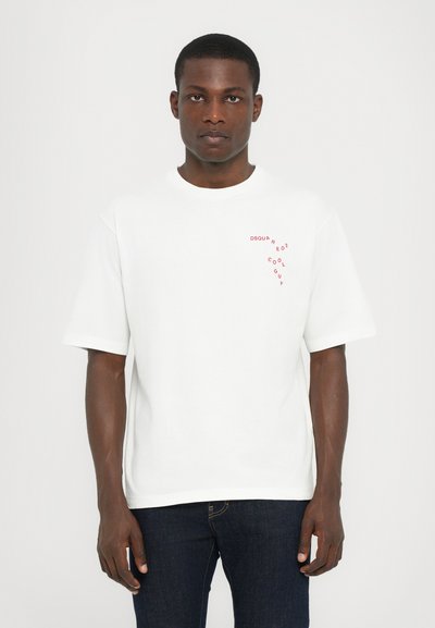 Dsquared2 LOOSE FIT TEE - T-shirt imprimé - white