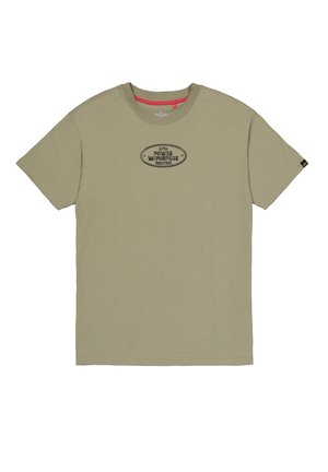 Alpha Industries, ALPHA INDUSTRIES MEN - T-SHIRTS NOSEART BACKPRINT T-SHIRT - T-Shirt print - olive