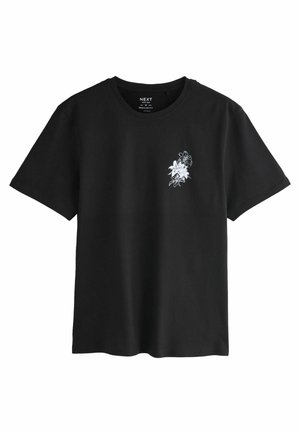 REGULAR FIT - REGULAR FIT  - Print T-shirt - black flower