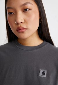 Carhartt WIP NELSON - T-shirts basic - charcoal
