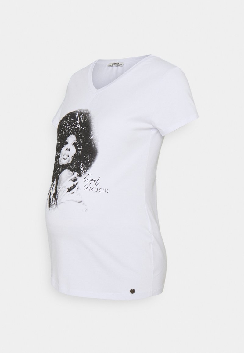 love2wait T-shirt print wit