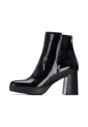 Botines con plataforma - black