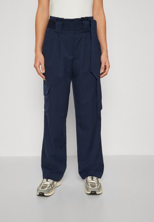 YASCARGI - Pantalones cargo - blues