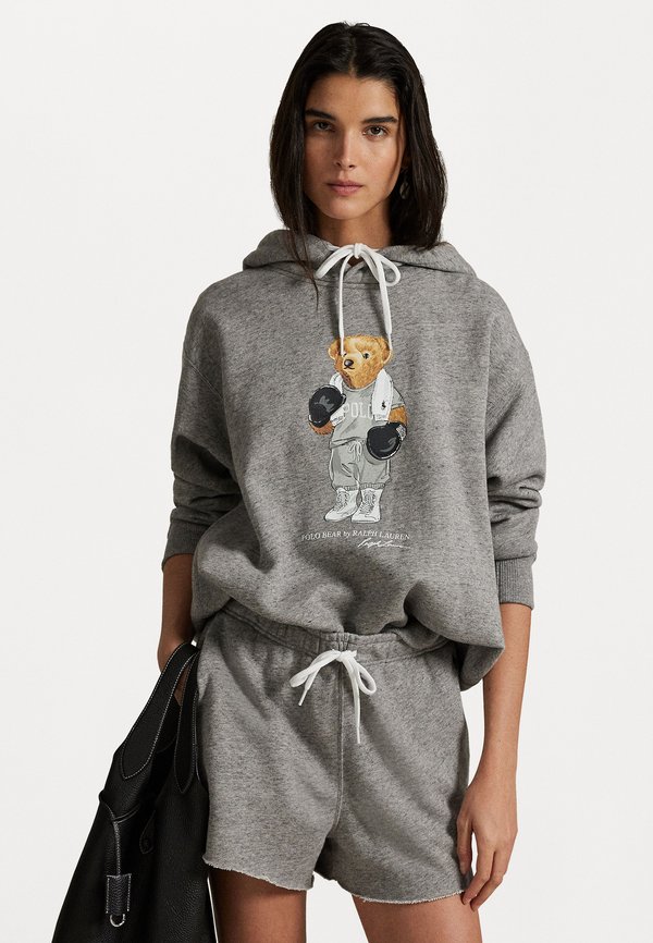 POLO BEAR FLEECE HOODIE - Sweatshirt - dark vintage heather