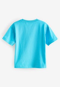Next SHORT SLEEVE GRAFFIC - REGULAR FIT - Triko s potiskem - turquoise blue