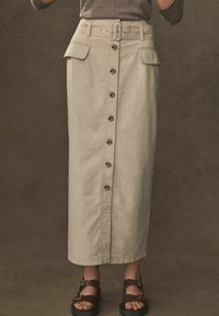 Next PREMIUM BELTED COLUMN  - Maxinederdele - beige