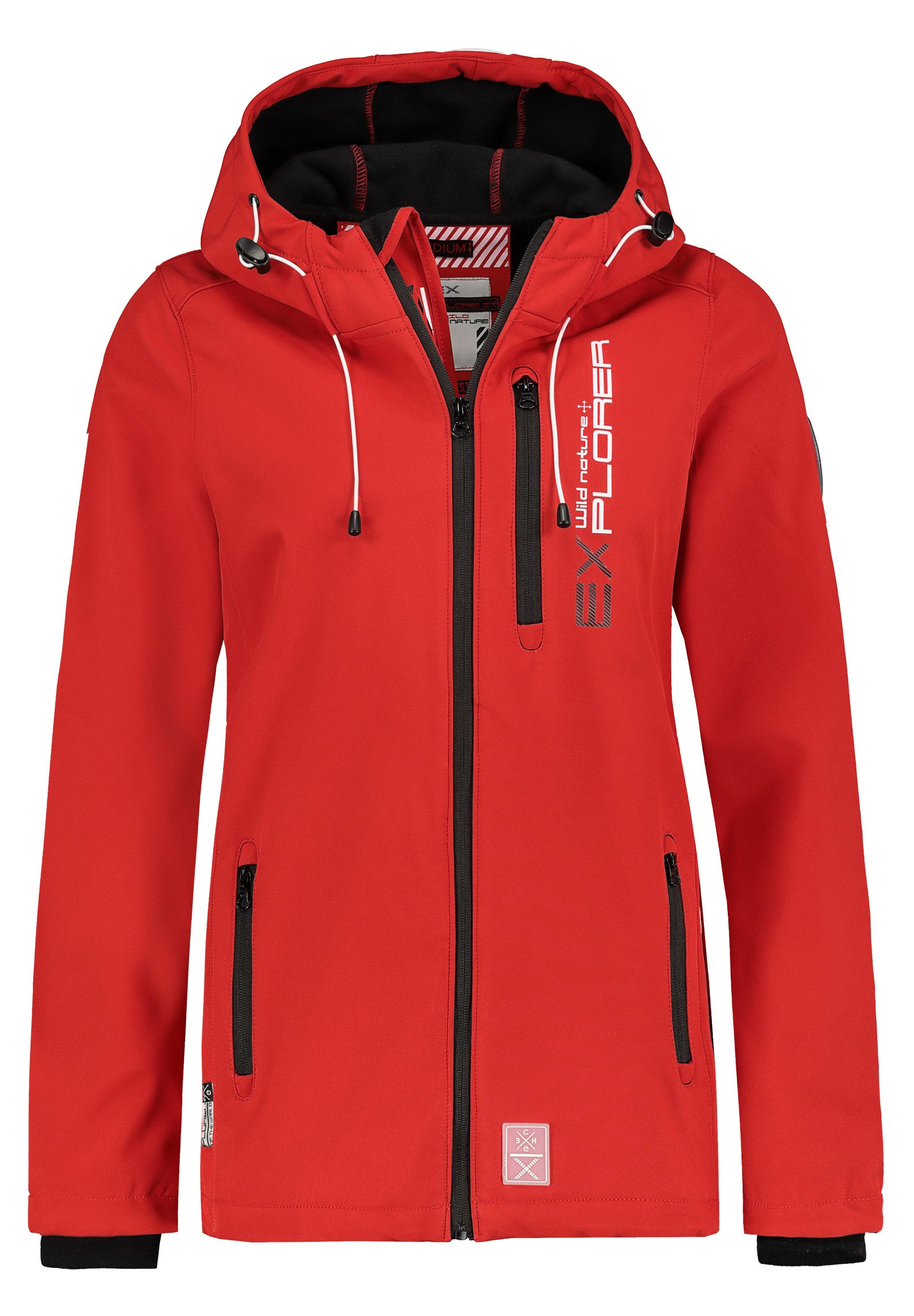 Sublevel Soft shell jacket - red 