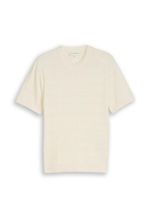 TOM TAILOR, Camiseta básica - gardenia white