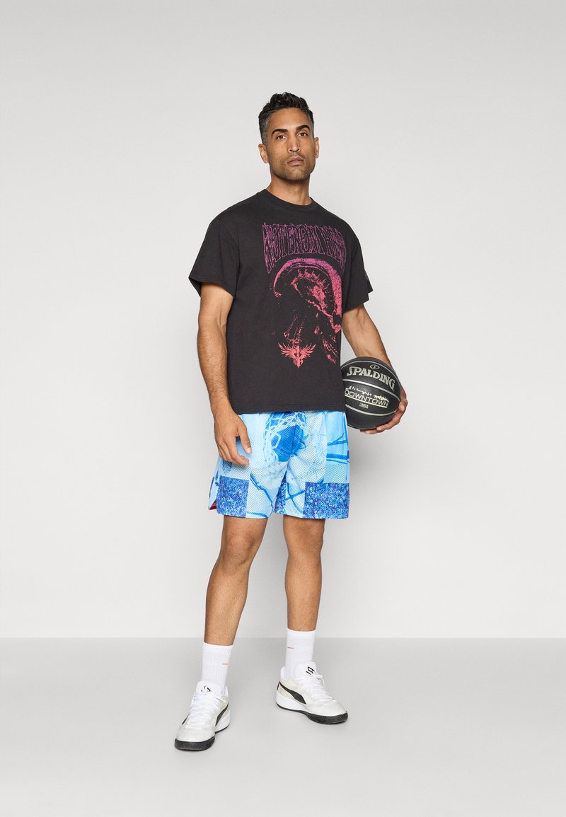 Puma HOOPTOPIA REVERSIBLE SHORT - Sportovní kraťasy - dark indigo