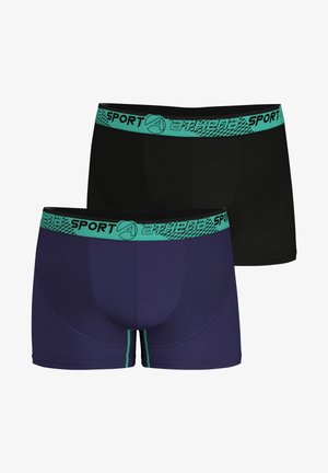 Athena LOT DE 2 PACK RUNNING - Boxers - marine/noir