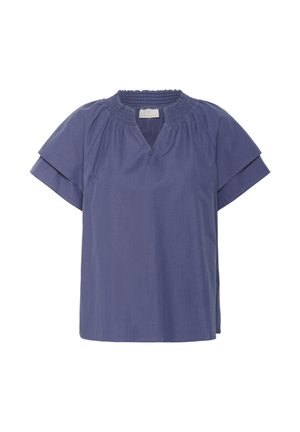 Kaffe, KAYRSA SS BLOUSE - Pluus - blue indigo