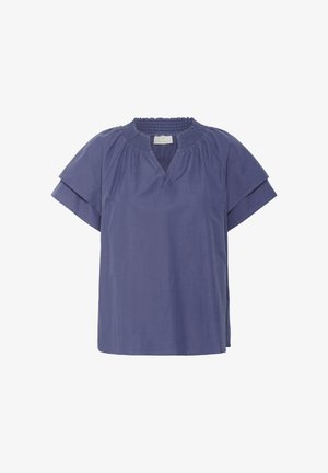 Kaffe, KAYRSA SS BLOUSE - Blouse - blue indigo