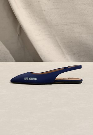 Slingback ballet pumps - blue