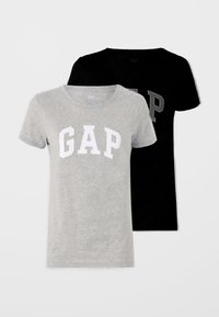 FRANCHISE TEE 2 PACK - Print T-shirt - true black