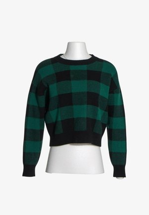 DIOR, Pullover - green black