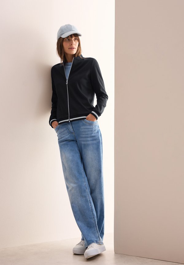 Sweatjacke - schwarz