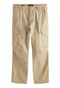 REGULAR FIT STRAIGHT LEG STRETCH - Chinos tipa bikses - stone