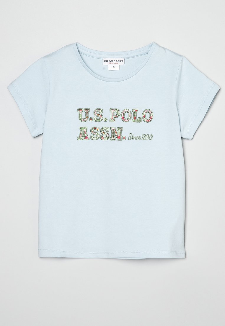 U.S. Polo Assn. T-shirt print blauw