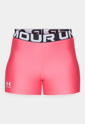 Under Armour HEATGEAR SHORTY - Leggings - super pink/white