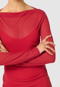Forever New Petite ALBY LONG SLEEVE MAXI DRESS - Jerseykjole - rio red