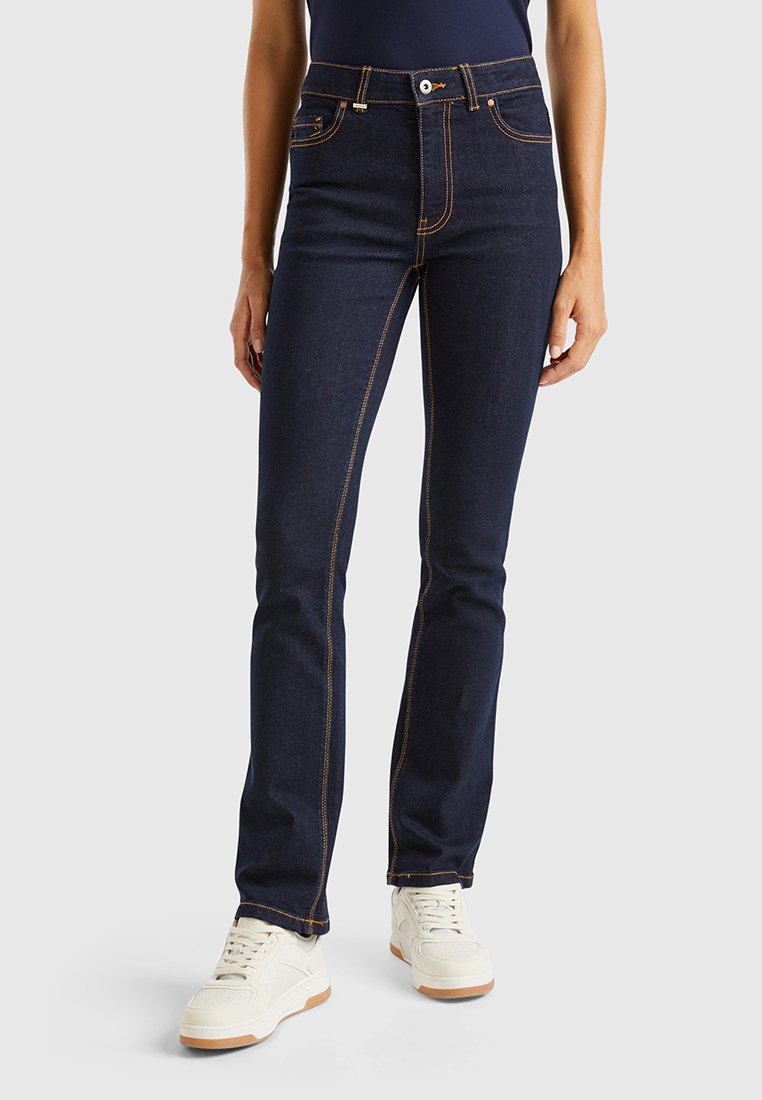 United Colors of Benetton Bootcut jeans donkerblauw United Colors of Benetton Bootcut jeans donkerblauw