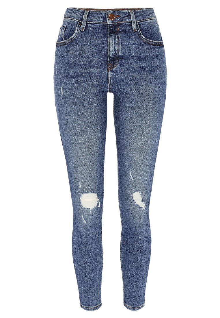 River Island AMELIE Jeans Skinny Fit blue Zalando.no River Island AMELIE - Jeans Skinny Fit - blue
