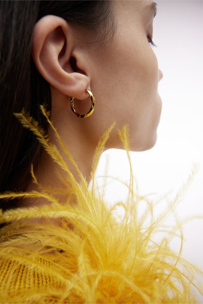 Avgvst MUSELET HOOPS - Ohrringe - gold-coloured