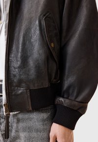AllSaints MARCO - Skinnjacka - vintage black