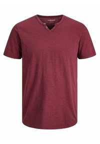 Jack & Jones - SPLIT NECK TEE NOOS - T-shirt - bas - rhododendron Miniatyrbild 1