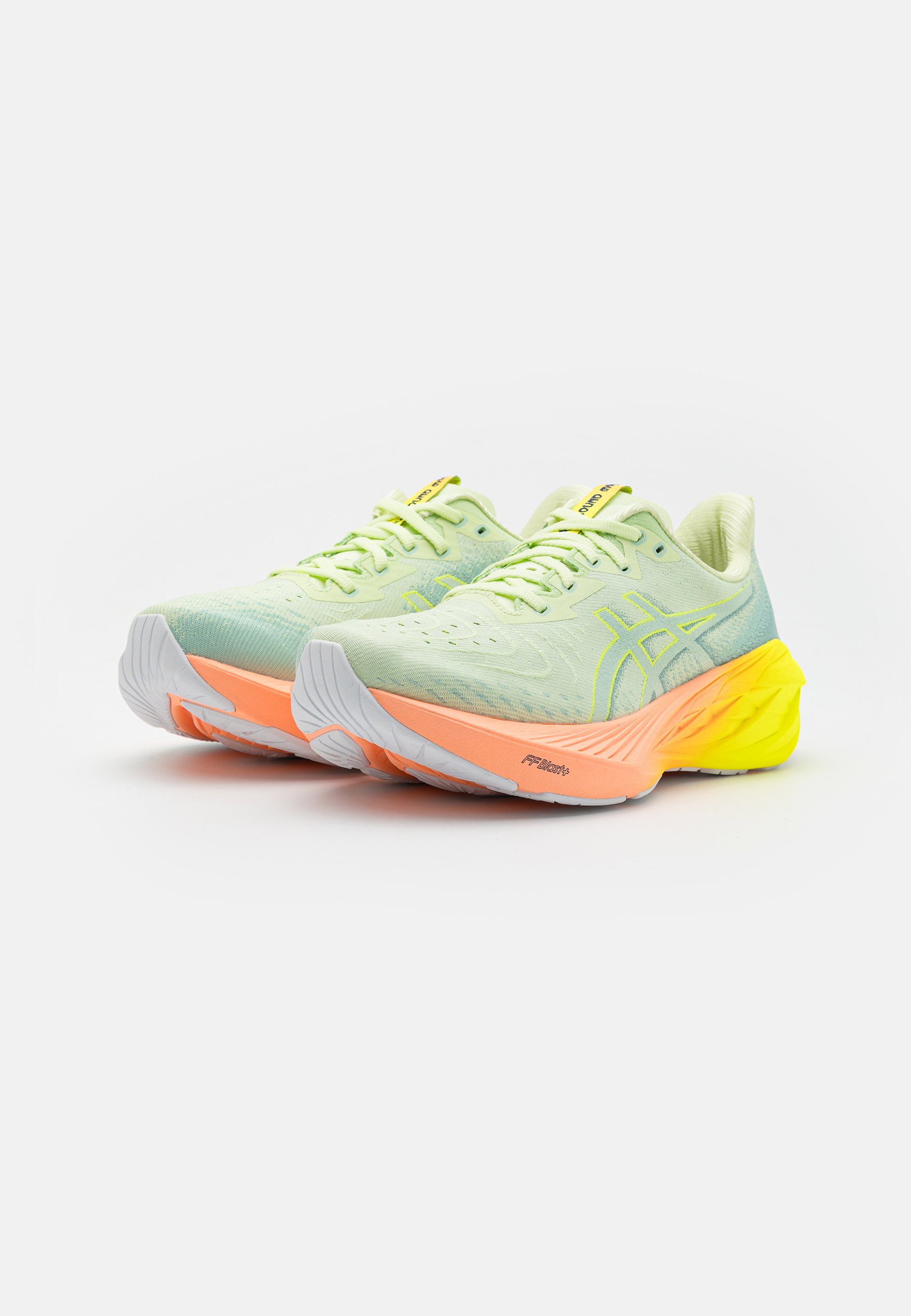 【Asics】 Novablast 4 Cool Matcha Safety Yellow Asics Women's Novablast 4 | Marathon Sports