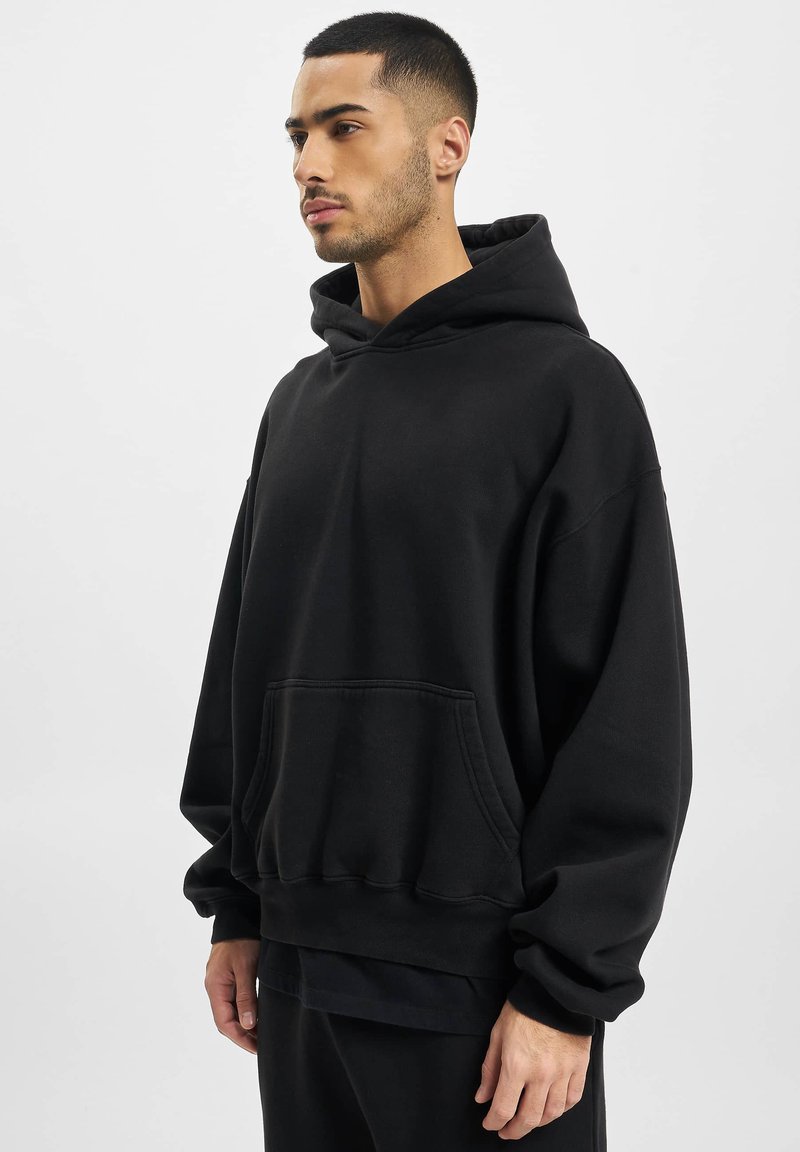 DEF HERREN - Hoodie - black washed