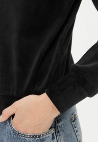 ONLY ONLREBEL ZIP HOOD  - Mikina so zipsom - nero