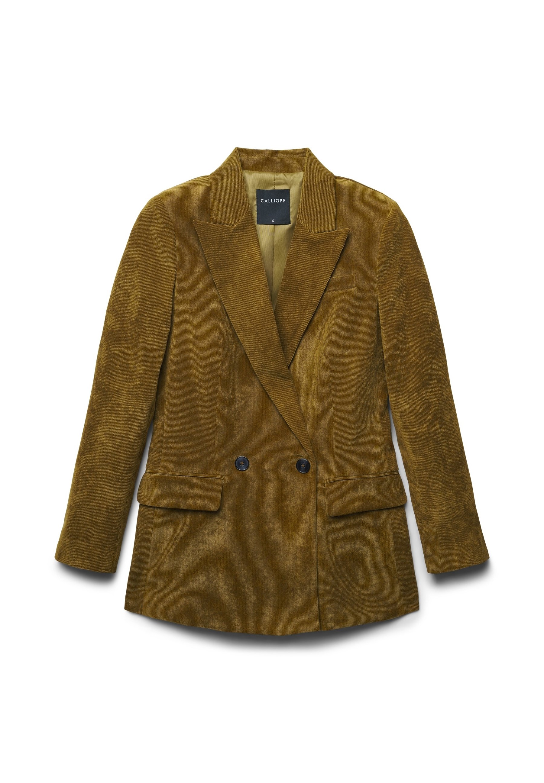 Calliope DOPPIOPETTO EFFETTO Blazer verde oliva scuro/vert