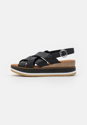 Platform sandals - schwarz
