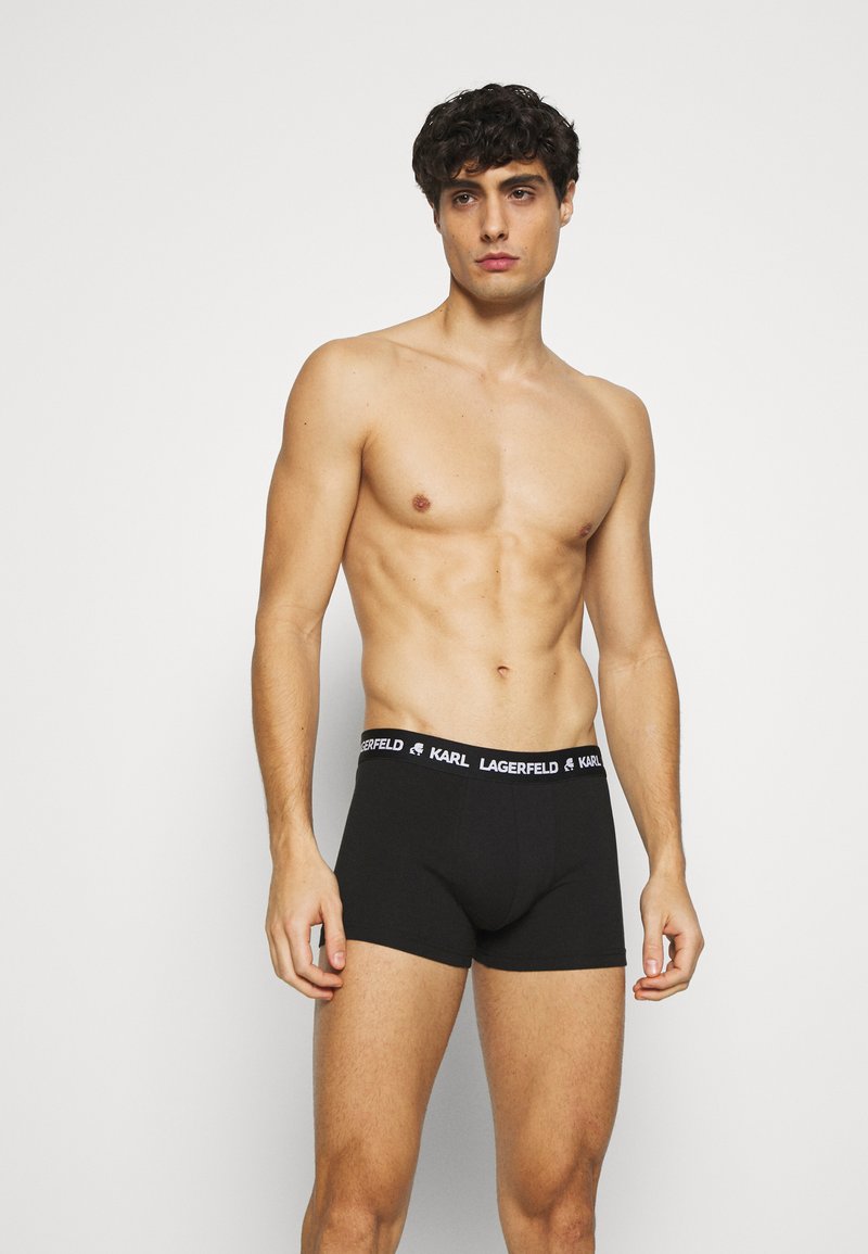 KARL LAGERFELD LOGO MONOCHROME TRUNKS (PACK OF 3) - Chiloți boxer - black/grey/white