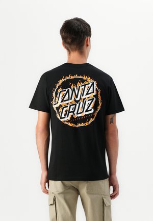 BURNT OPUS UNISEX - T-shirt imprimé - black