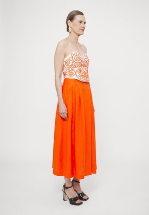 TULAY - Pleated skirt - poppy