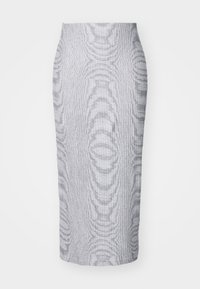 NOISE MIDI SKIRT - Jupe longue - blanc