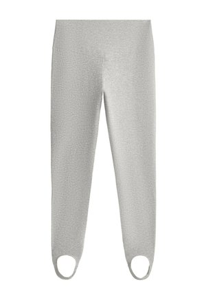 OYSHO, COMFORTLUX SUPER HIGH RISE HEATHERED ANKLE-LENGTH LEGGINGS - Legging - grey