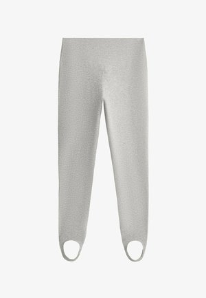 OYSHO, COMFORTLUX SUPER HIGH RISE HEATHERED ANKLE-LENGTH LEGGINGS - Legging - grey