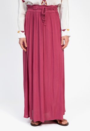 AN'GE ROMELIE - Jupe longue - rose