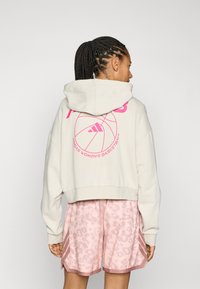 adidas Performance SELECT - Jersey con capucha - alumina/shock pink