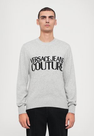 LOGO  - Strickpullover - lunar rock