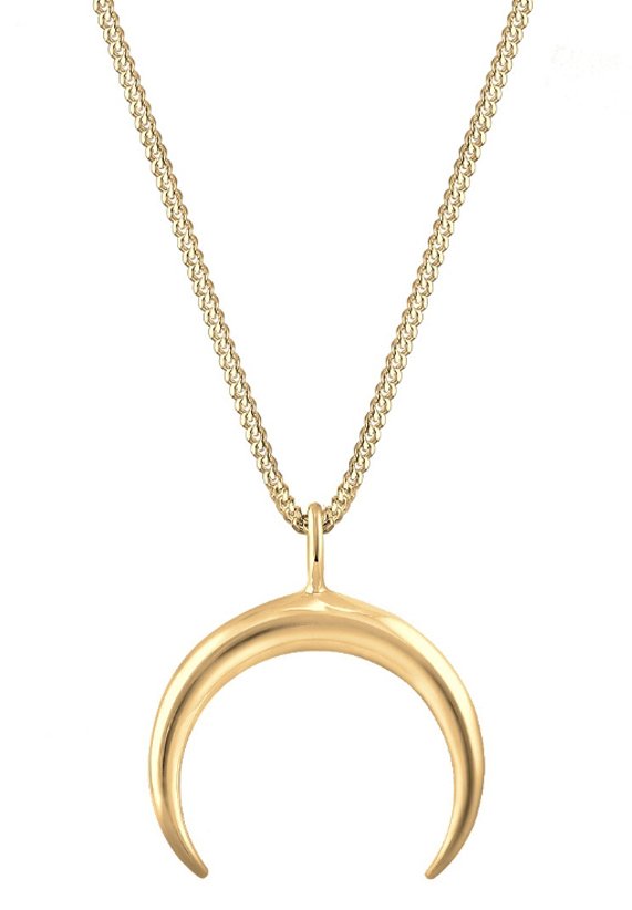 Damen Halsketten | Elli HALF MOON Halskette gold-coloured/goldfarben - BI03628 Damen Halsketten | Elli HALF MOON Halskette gold-coloured/goldfarben - BI03628