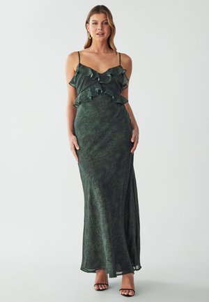 BWLDR SANTINO MAXI DRESS - Ballkleid - khaki snake print